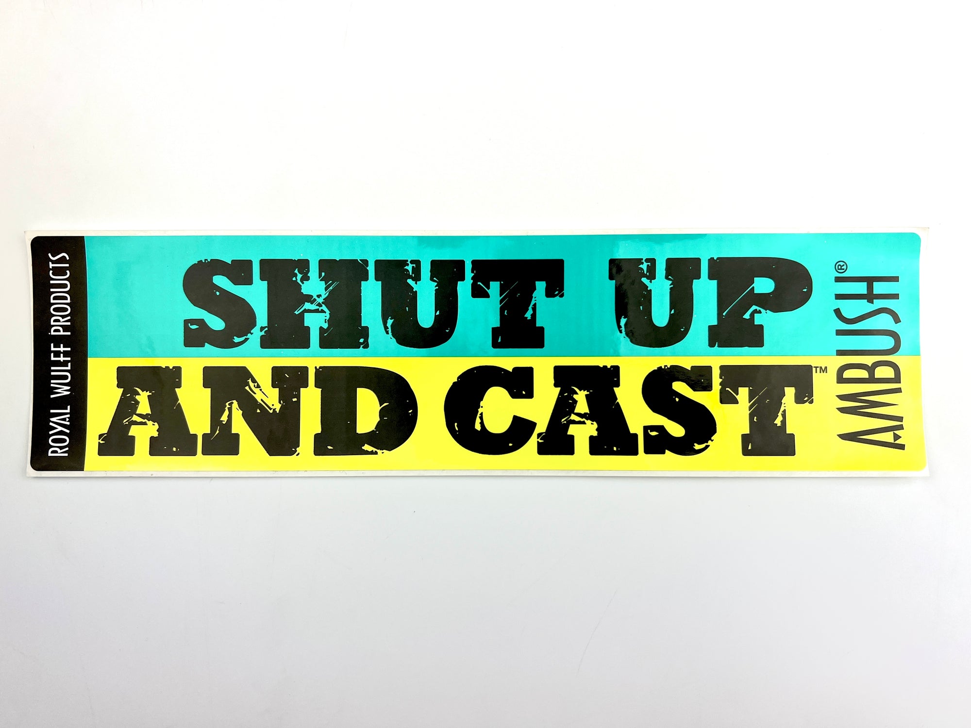 Shut Up And Cast Bumper Sticker